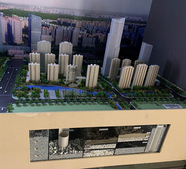 郸城县建筑模型